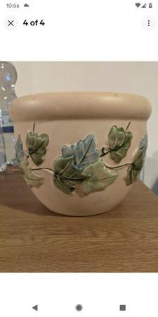 Image 1 of planter, plant pot, lovely design & condition