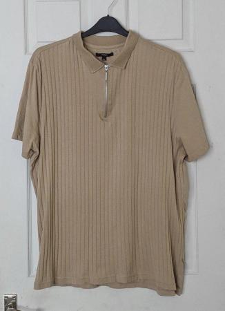 Image 2 of Lovely Mens Light Brown T Shirt By George - Size 2XL