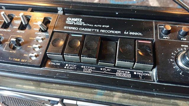 Image 5 of Sanyo M9990L Vintage Radio/Cassette - A Classic!