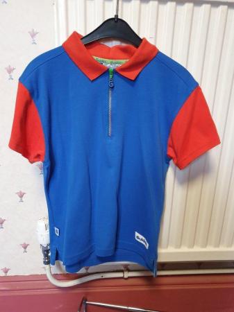 Image 3 of Girl Guide  polo Shirt Blue and Red