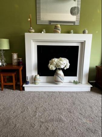 Image 1 of Fire surround with electric fire