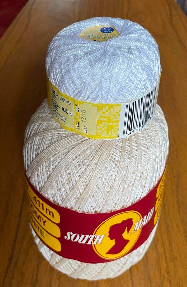 Preview of the first image of 2 NEW PACKS OF STRONG COTTON THREADS.