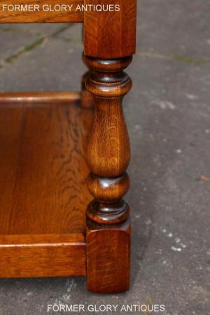 Image 16 of OLD CHARM LIGHT OAK PHONE LAMP TABLE BEDSIDE CABINET STAND