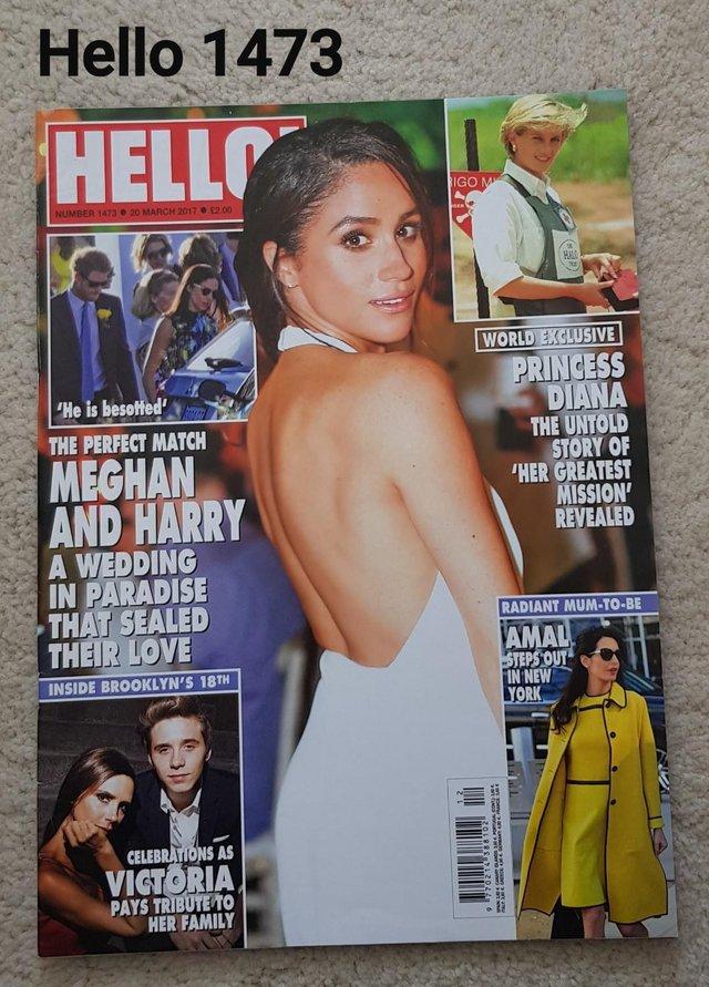 Preview of the first image of Hello Magazine 1473 - Amal Clooney Mum-to-be / Brooklyn 18.