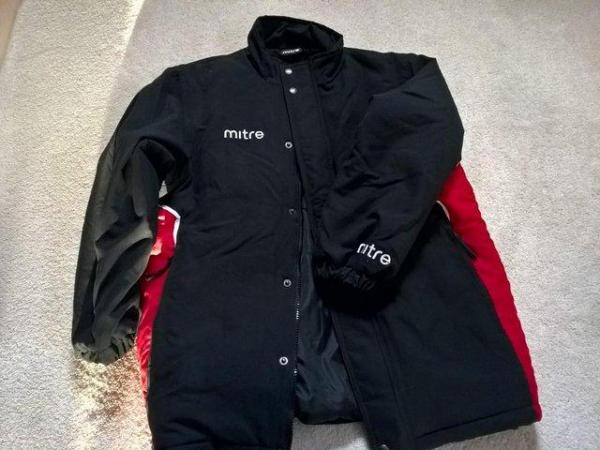 Image 1 of Mitre boy's coat black age 13 as new