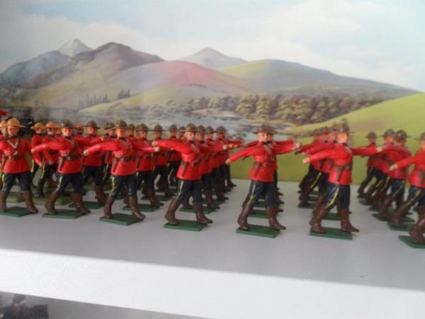 Image 4 of Britain's 1/32 scale Canadian Mounties 1960/70 Swoppets