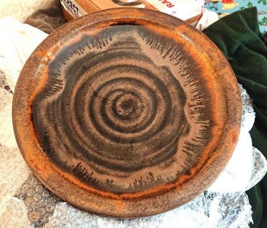 Image 1 of Pigeon River Pottery Bowl 11" Diameter. Tennessee USA