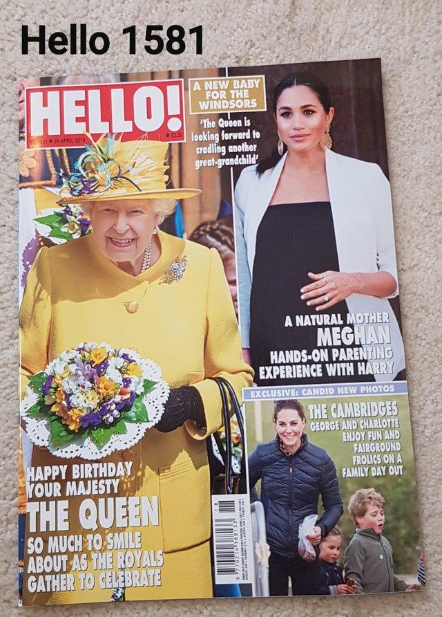 Preview of the first image of Hello Magazine 1581 - New Baby for the Windsors - Meghan.