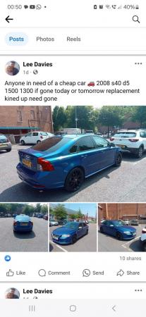 Image 1 of Volvo s40d5 for sale absolutely brilliant car