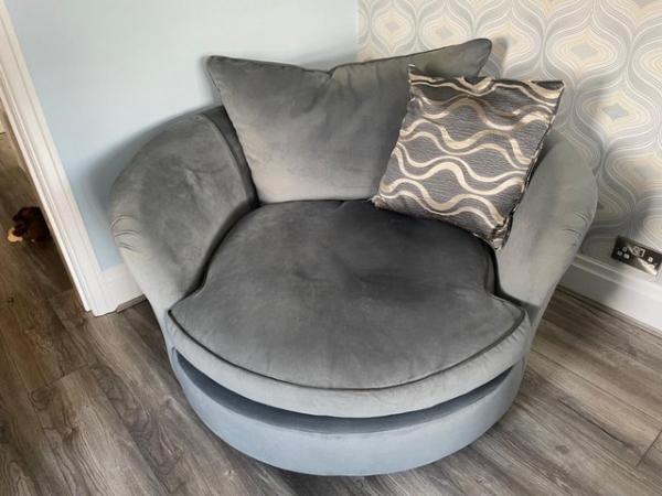 Image 1 of 3 seater, 2 seater and cuddle chair