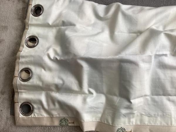 Image 2 of One pair of Fully lined curtains with eyelet holes