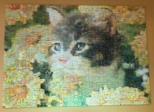 Image 3 of 1000 PIECE PHOTOMOSAICS JIGSAW CALLED KITTENS, ONLYDONE ONCE