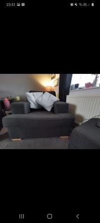 Image 3 of Grey sofa good condition