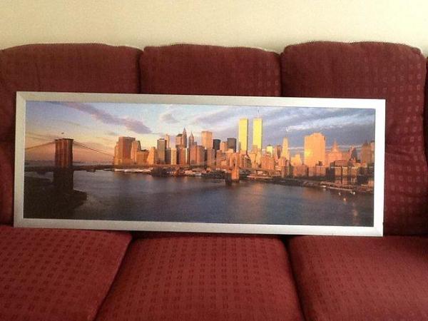 Image 1 of NEW YORK SKY LINE WALL PICTURE