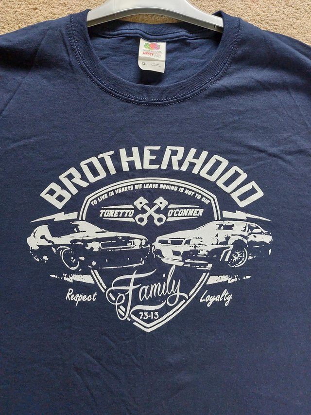 Fast and the Furious Brotherhood Tshirt — photo 2 of 3