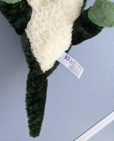 Image 10 of Aurora Green Plush Crocodile Soft Toy.  18.1/2" Long.