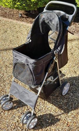 Image 3 of Excellent condition - Black Pet stroller for dogs of cats