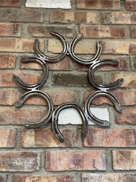 Preview of the first image of Wall Art -  Horse Shoes - Home Decor - Garden.