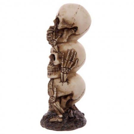 Image 2 of Gruesome Skull Totem Ornament.  Free uk Postage