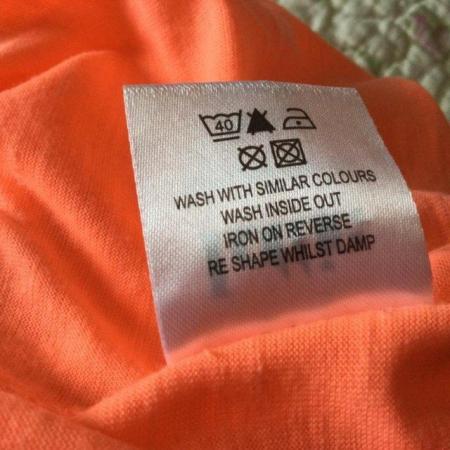 Image 9 of Pretty LOTTIE sz20 Fluorescent Orange Baggy Vest