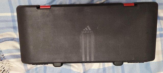 Preview of the first image of Dumbbell set in case by Adidas.