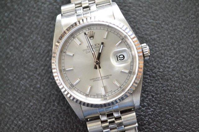 Preview of the first image of Rolex Datejust Model 16234 36mm case excluding crown..