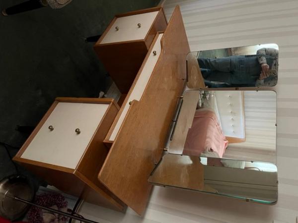 Image 2 of G Plan 1959 dressing table and stool