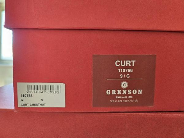 Image 2 of Grenson Curt Men' Derby in chestnut, size 9 G fitting