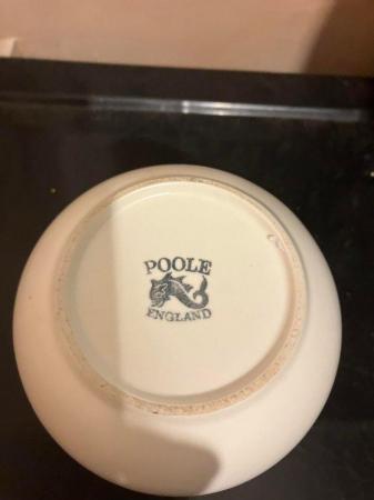 Image 3 of Undecorated Poole pottery vase