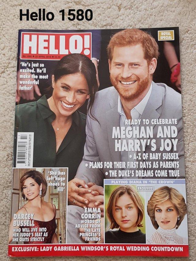 Preview of the first image of Hello Magazine 1580 - To Celebrate: Meghan & Harry's Joy.