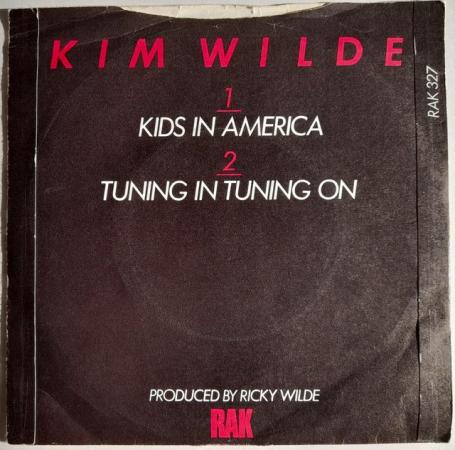 Image 2 of Kim Wilde ‘Kids In America’ 1981 UK 7" vinyl single. EX+/VG+
