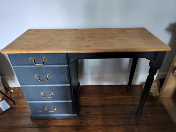 Image 2 of Wooden desk in need of upcycling