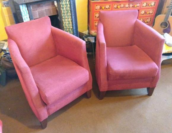 Image 5 of Arm Chairs Comfortable Pair of