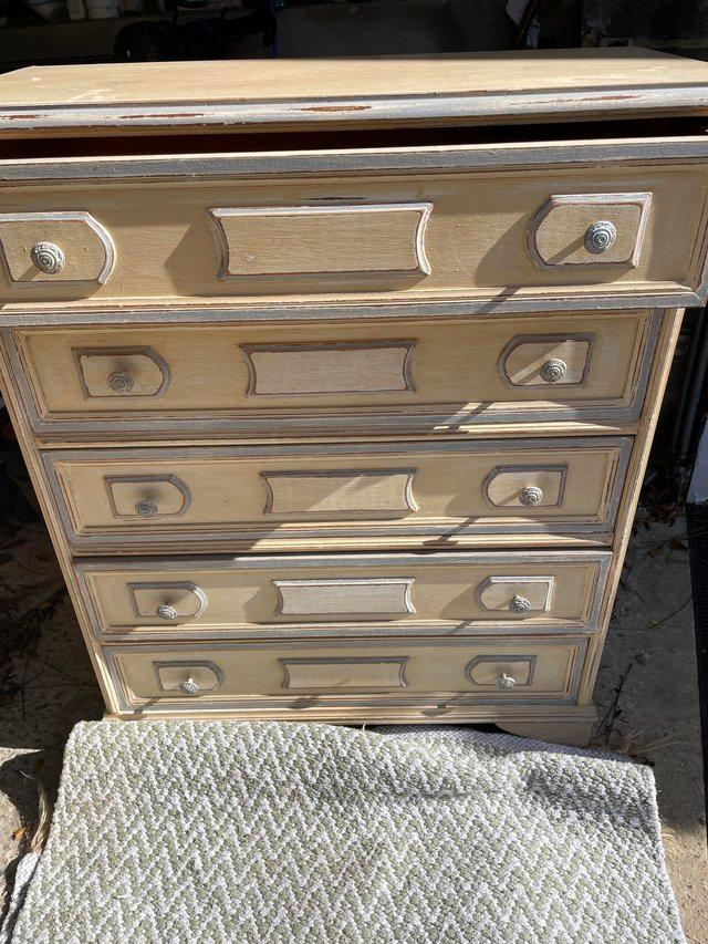 Preview of the first image of French style chest of drawers handmade..