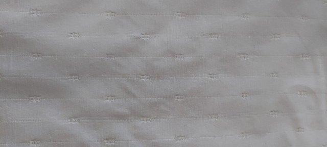 Image 1 of Pair Pale Crème unlined curtains  - Pencil Pleat