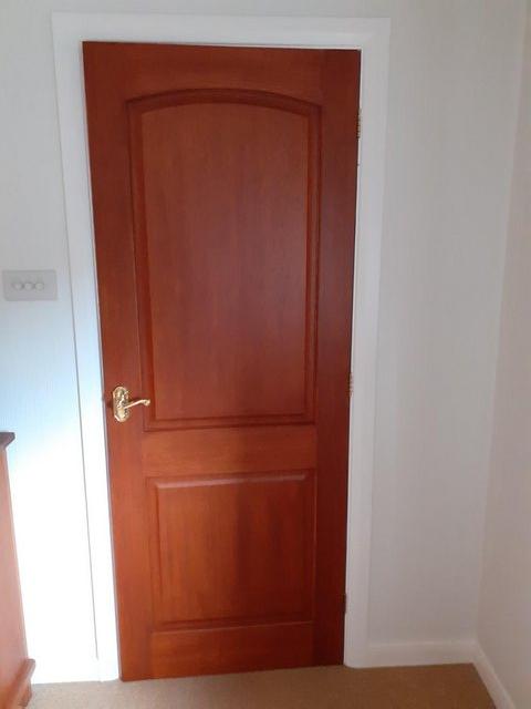 Preview of the first image of Internal wooden doors with brass handles.