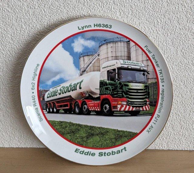 Preview of the first image of Eddie Stobart 'Lynne H6363' Collectable Plate.