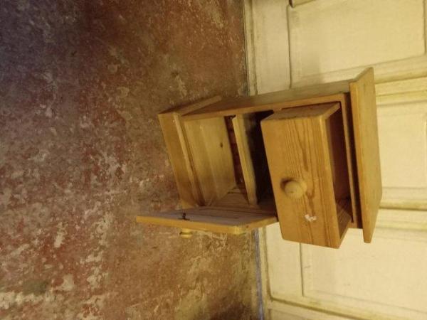 Image 2 of Brown Bedside Table, Reasonable condition, Size: 370 x 600 m