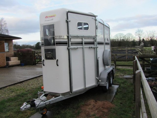 Preview of the first image of Bateson Deauville double horse trailer.