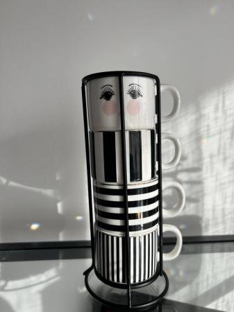 Image 3 of espresso mugs stackable