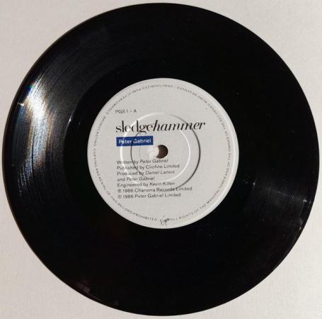 Image 3 of Peter Gabriel ‘Sledgehammer’ 1986 UK 7" vinyl single. NM/EX+