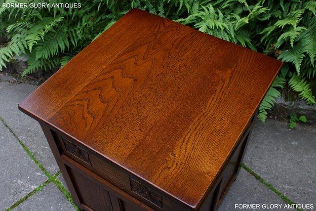 Image 51 of OLD CHARM LIGHT OAK BEDSIDE LAMP TABLES CHESTS OF DRAWERS