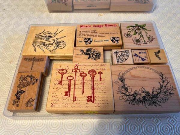 Image 3 of BOX NO. 3 WOODEN CRAFTING STAMPS