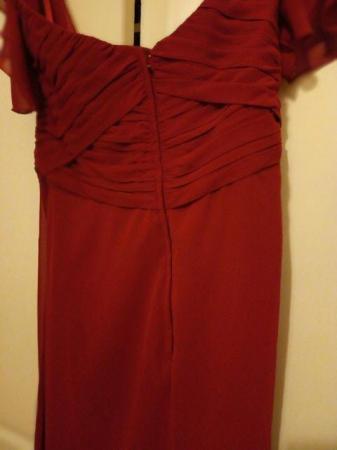 Image 3 of New Claret dress size 20 -22 ideal for prom