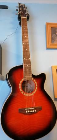 Image 2 of Ashton SL29CEQ Electro Acoustic Guitar, Tobacco Sunburst
