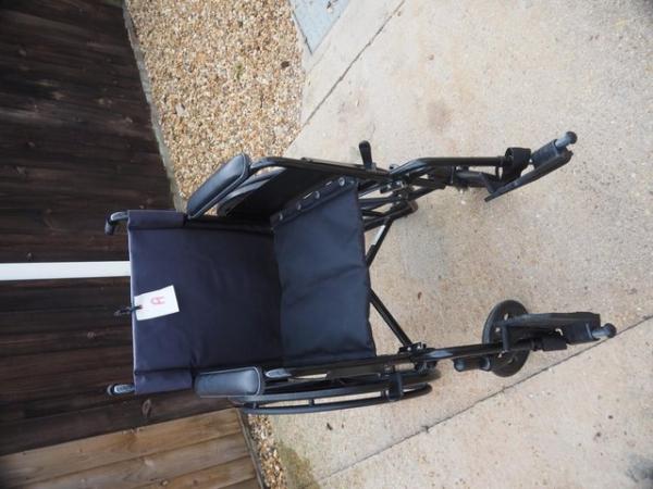 Image 2 of (A) Wheelchair Self Propelled Folding Light weight wheelchai