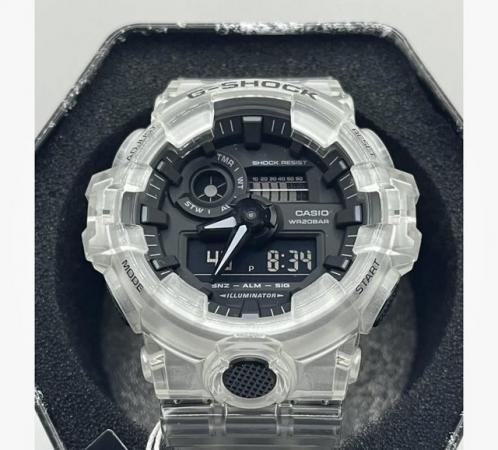 Image 2 of G-Shock Clear casing 700 Series in original metal gift tin