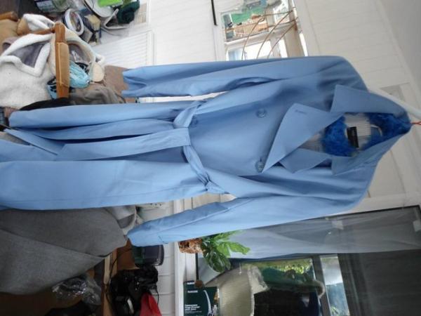 Image 3 of MARKS AND SPENCERS BLUE TRECNH NEW NEVER WORN