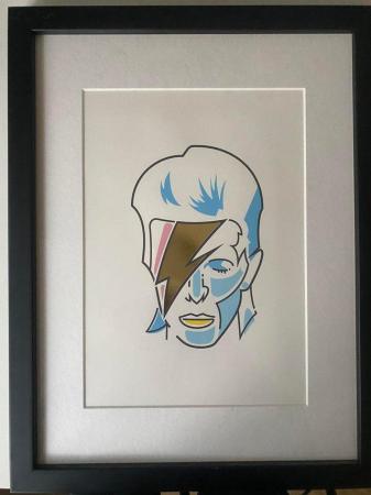 Image 1 of 2 framed David Bowie prints for sale