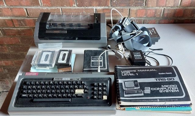 Preview of the first image of RADIO SHACK COMPUTER AND PRINTER.
